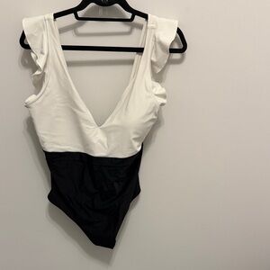 Summersalt Elegant Black and White One Piece